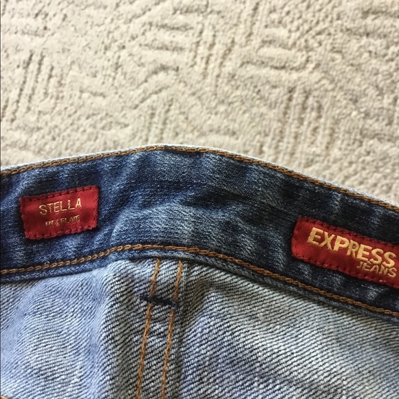 Express Fit & Flare Jeans    Size 12Long - Picture 7 of 10